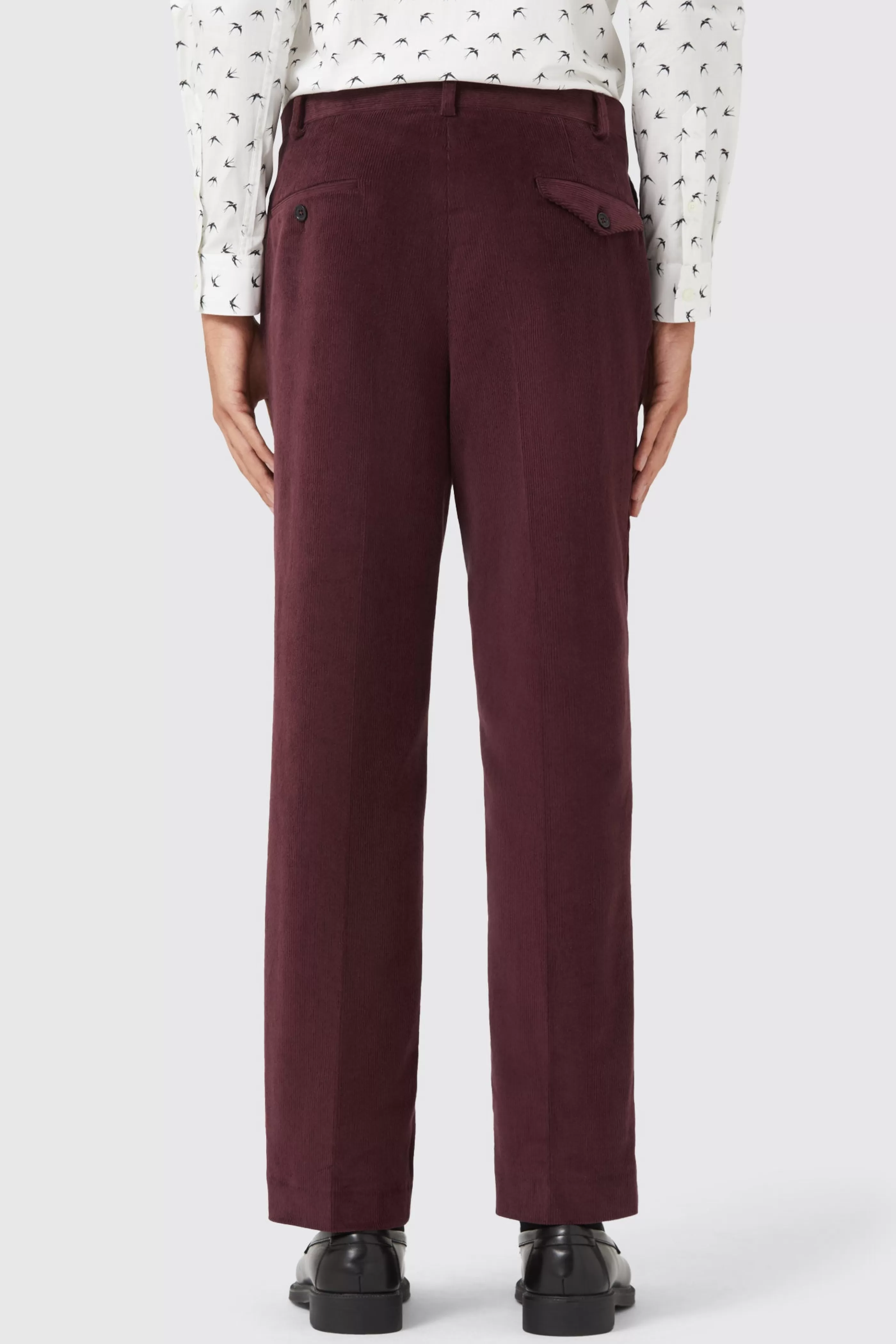 Dunmore Wine Cord Trouser TT X AM | Twisted Tailor Flash Sale